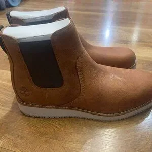 TIMBERLAND MENS REDWOOD EDGE MID LACE CHELSEA BOOT MD BROWN FULL GRAIN A6CVE-EM4 TIMBERLAND MENS REDWOOD EDGE MID LACE CHELSEA BOOT MD BROWN  main image 3